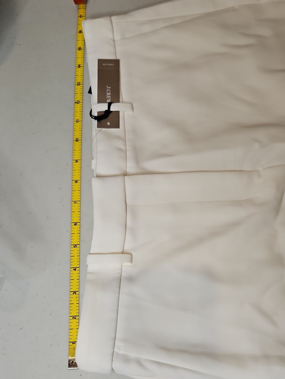 NWT J. Crew Trouser pencil skirt in four-season stretch Ivory Size 8 - Picture 16 of 16